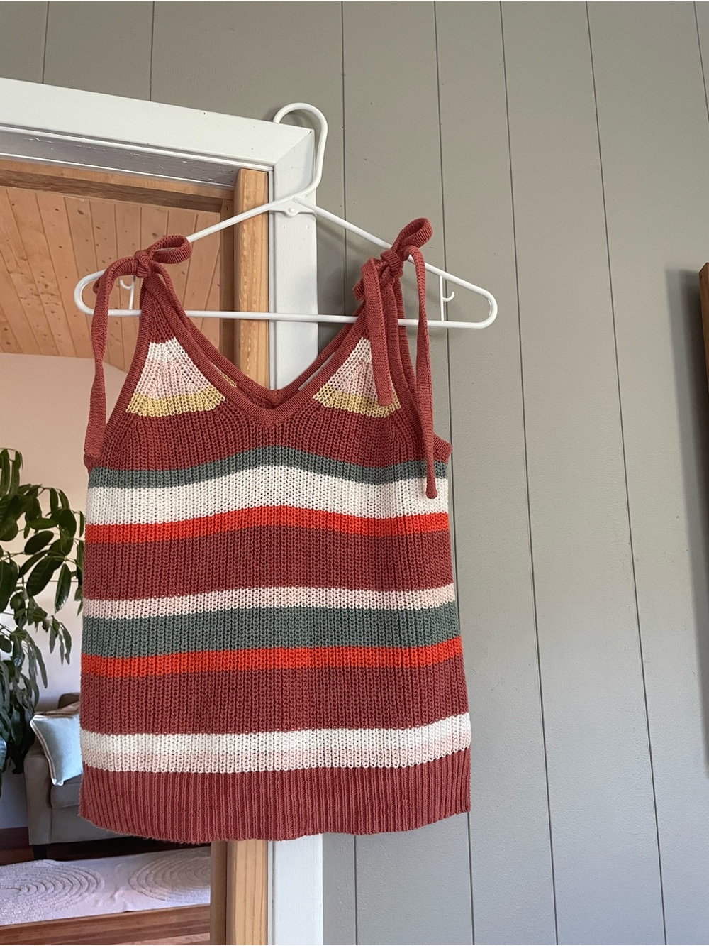 Madewell striped sweater tank-small